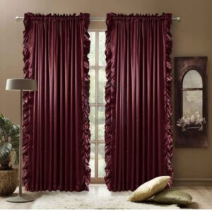 1Pc Window Curtains (Side Ruffle)