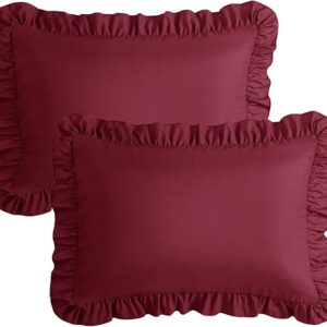 2pc Ruffle Pillow Cover